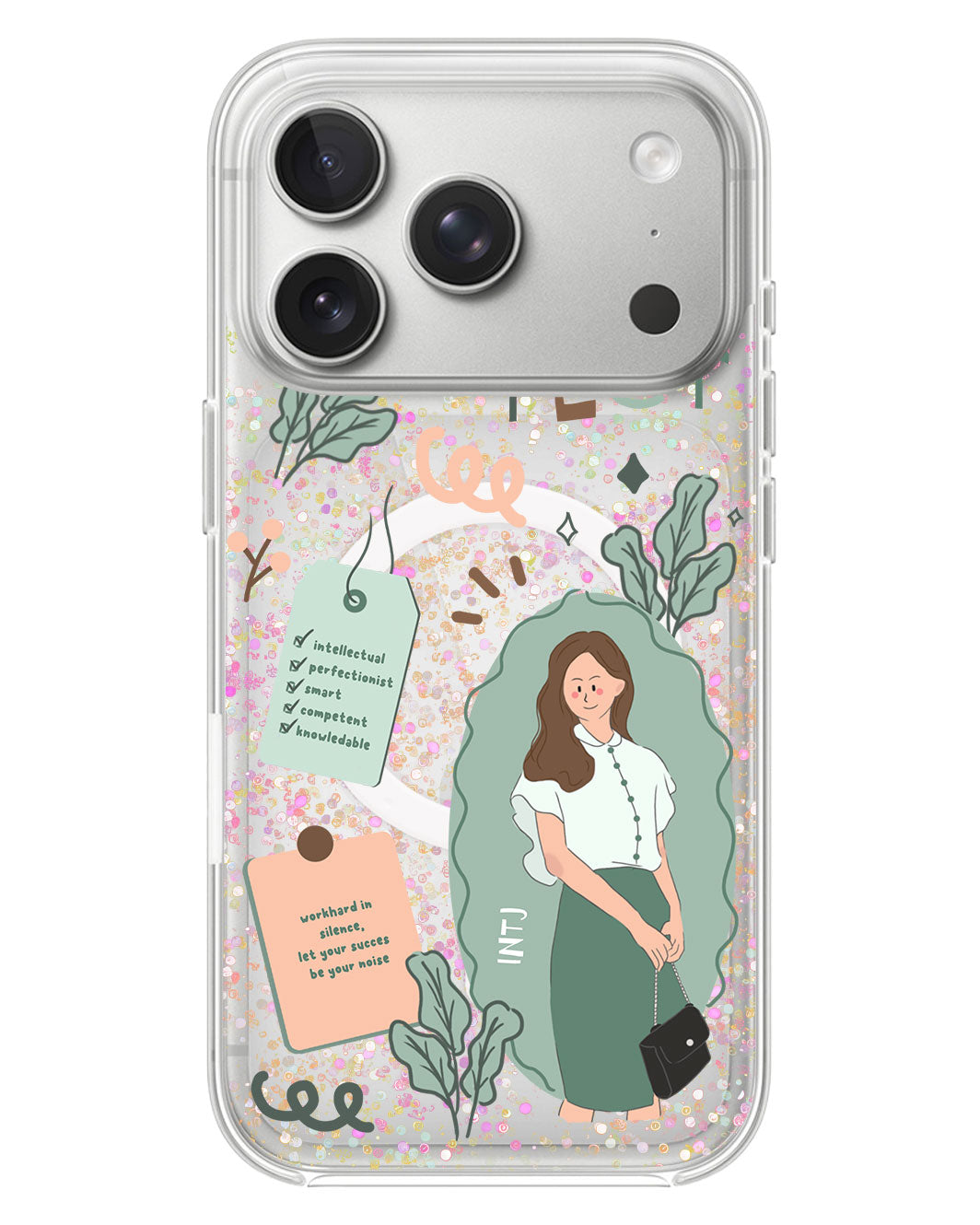 iPhone Glitter Case - INTJ