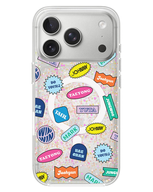 iPhone Glitter Case - NCT127 Squad