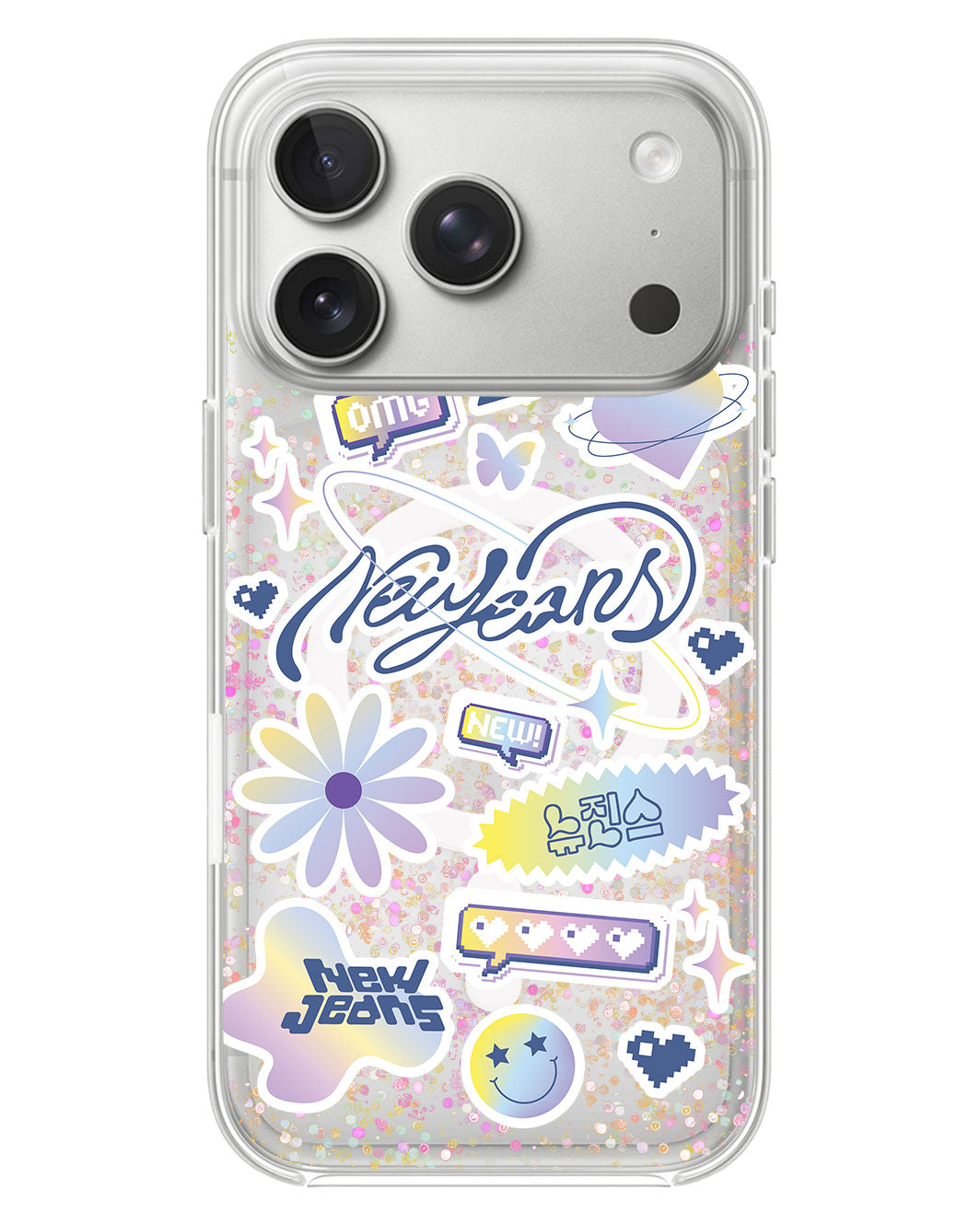 iPhone Glitter Case - NewJeans OMG 2.0