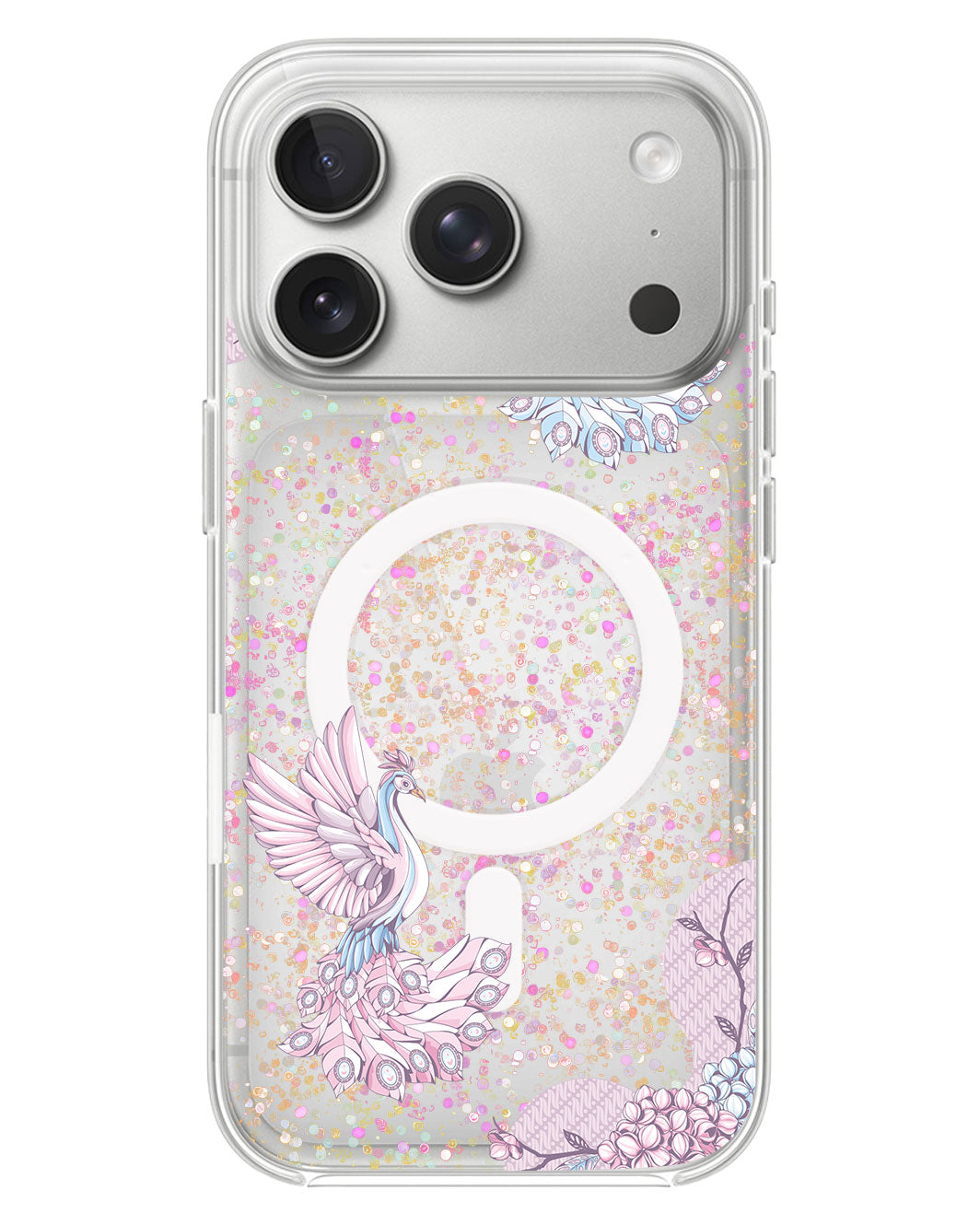 iPhone Glitter Case - Peacock 1.0