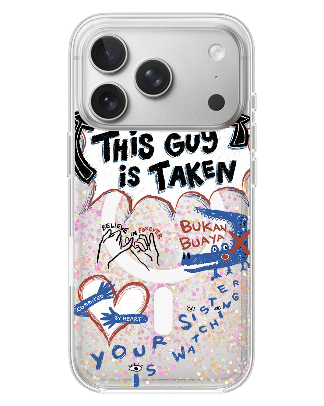 iPhone Glitter Case - Pelakor (For Him)