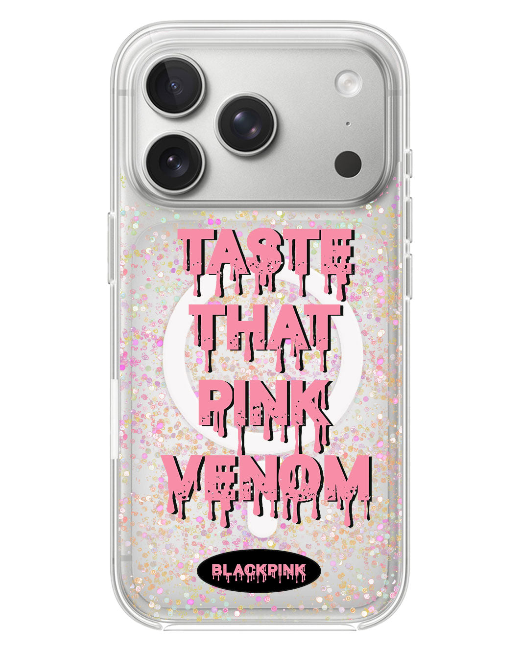 iPhone Glitter Case - Pink Venom