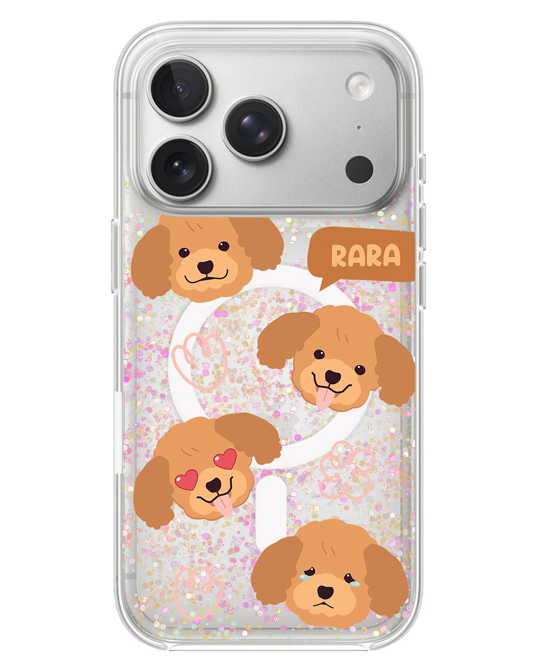 iPhone Glitter Case - Poodle Squad 3.0