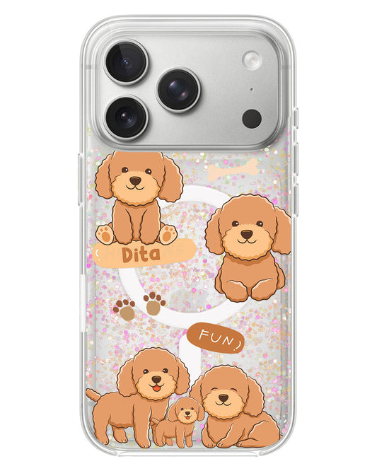 iPhone Glitter Case - Poodle Squad 4.0
