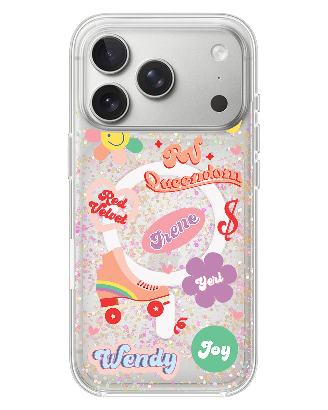 iPhone Glitter Case - Rv Sticker Pack