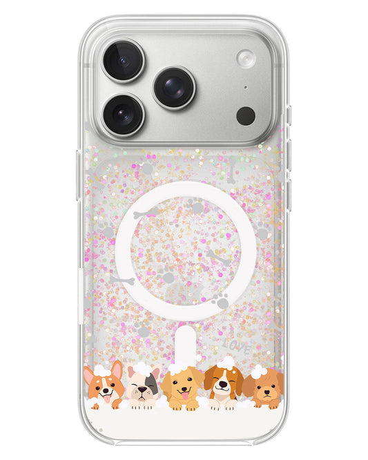 iPhone Glitter Case - Ruff Family 2.0