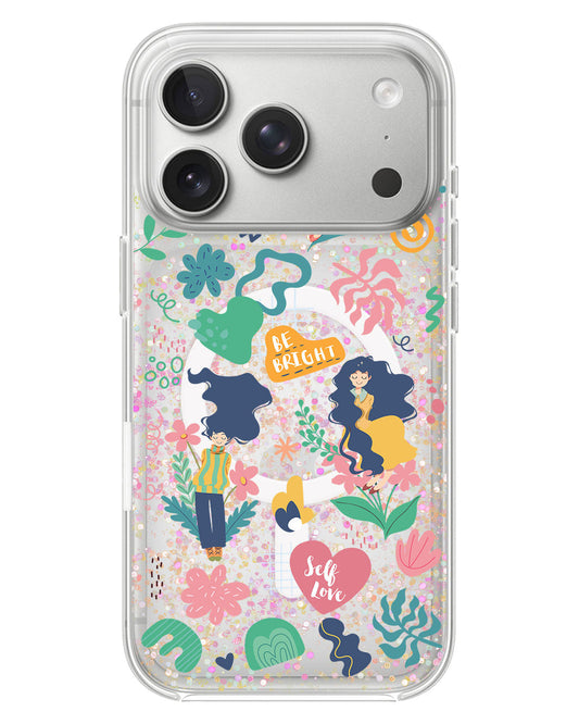 iPhone Glitter Case - Self Love Sticker Pack 2.0