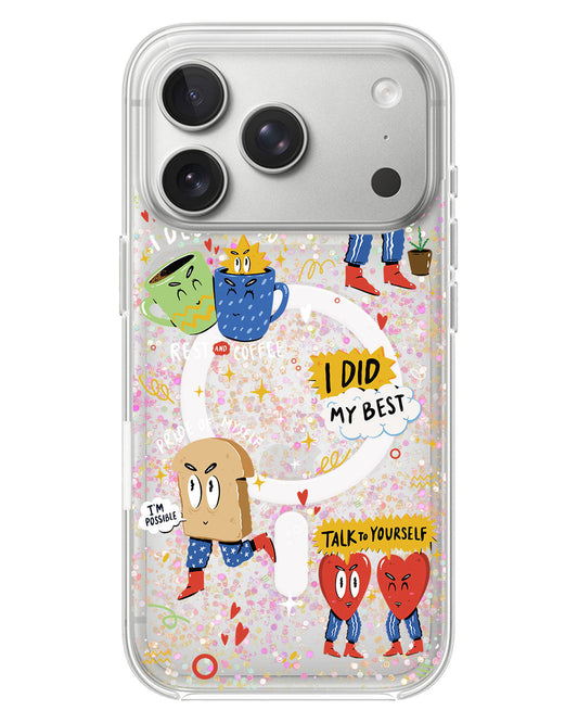 iPhone Glitter Case - Selfless Love 3