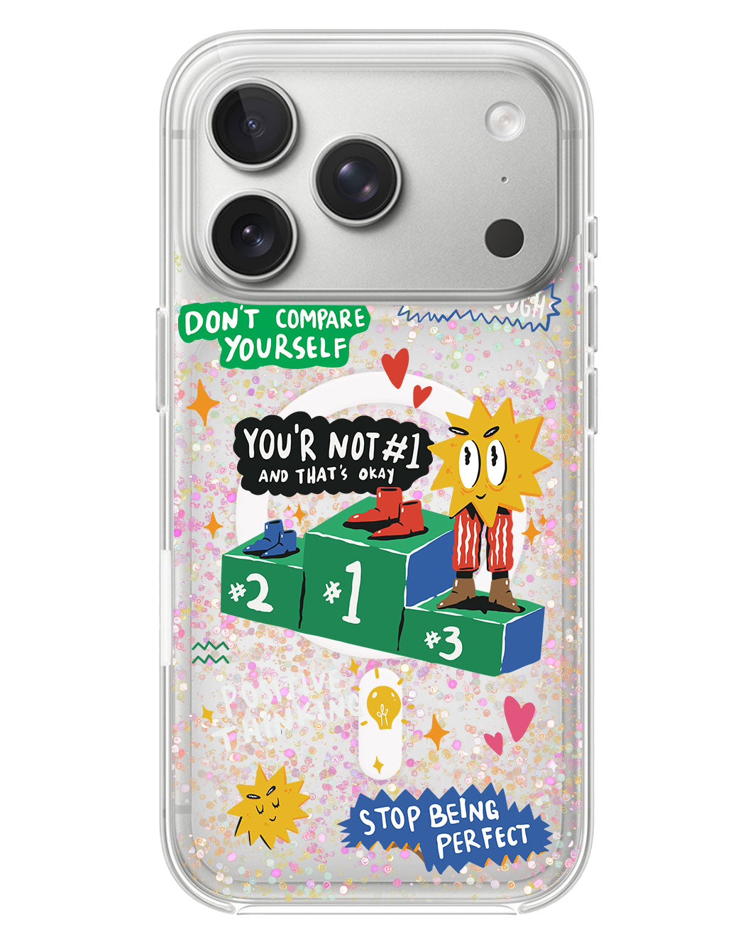 iPhone Glitter Case - Selfless Love 4