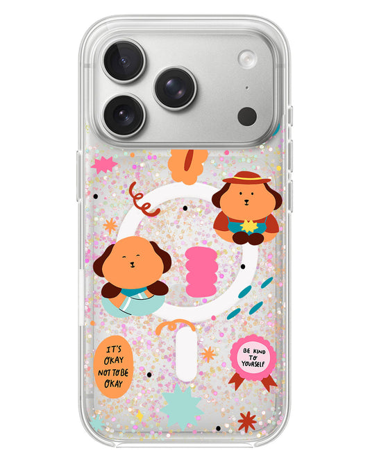 iPhone Glitter Case - Selflove Garden