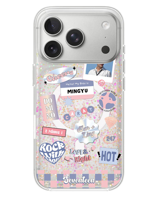 iPhone Glitter Case - Seventeen World