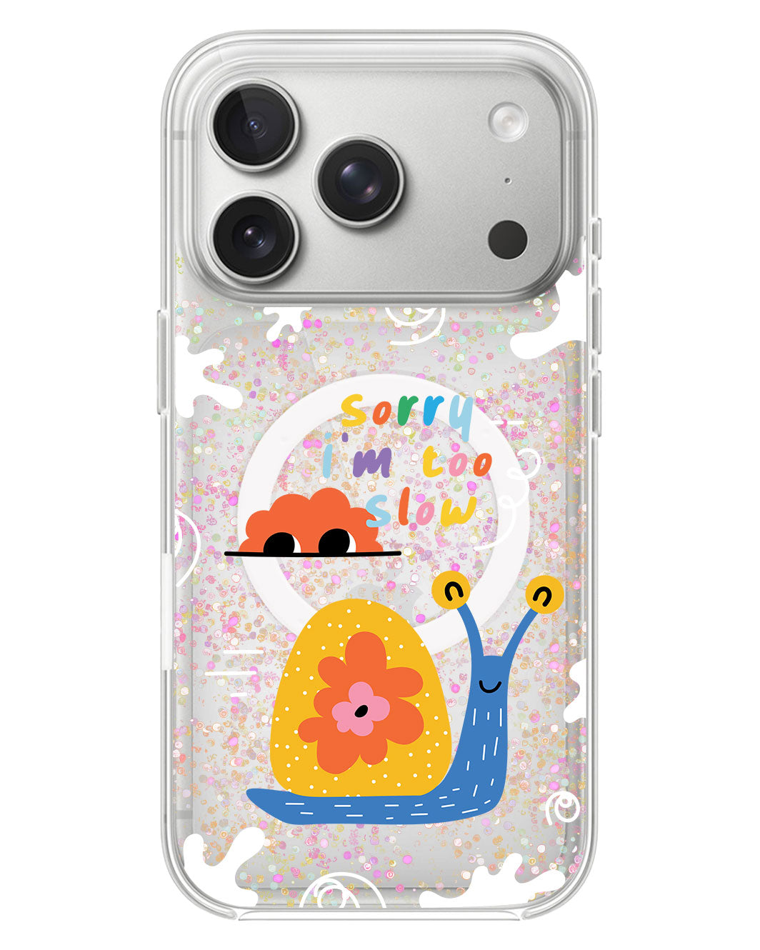 iPhone Glitter Case - Sorry Being Slow
