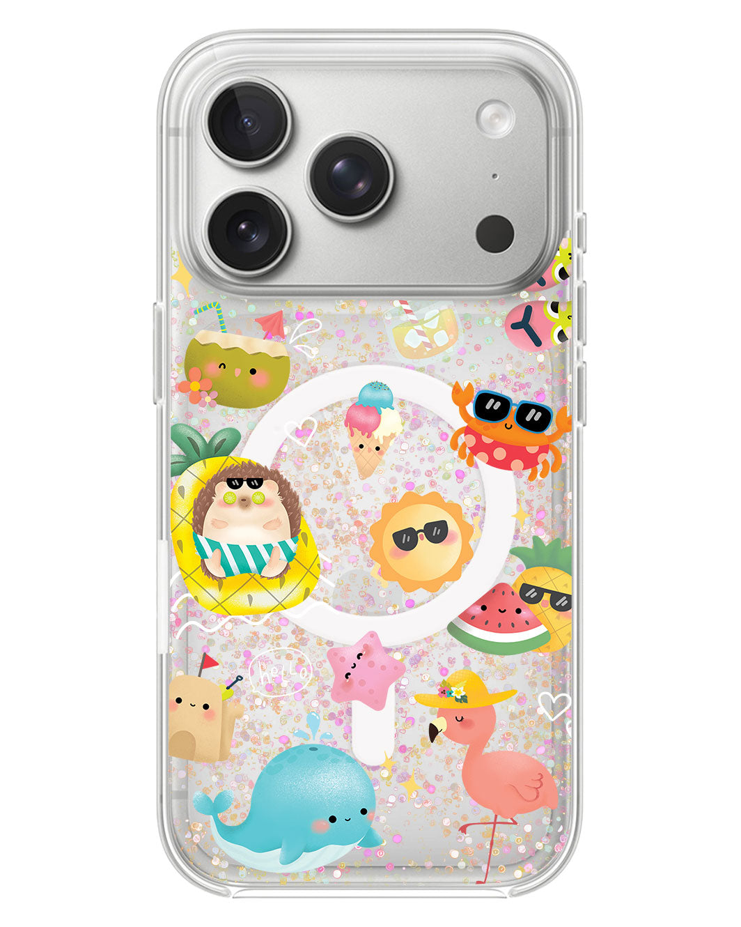 iPhone Glitter Case - Summer