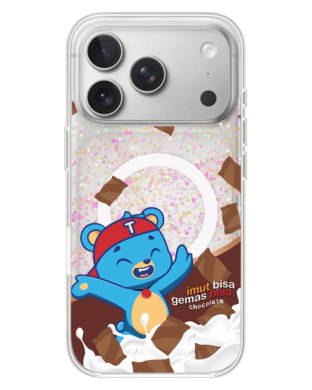 iPhone Glitter Case - Tedy