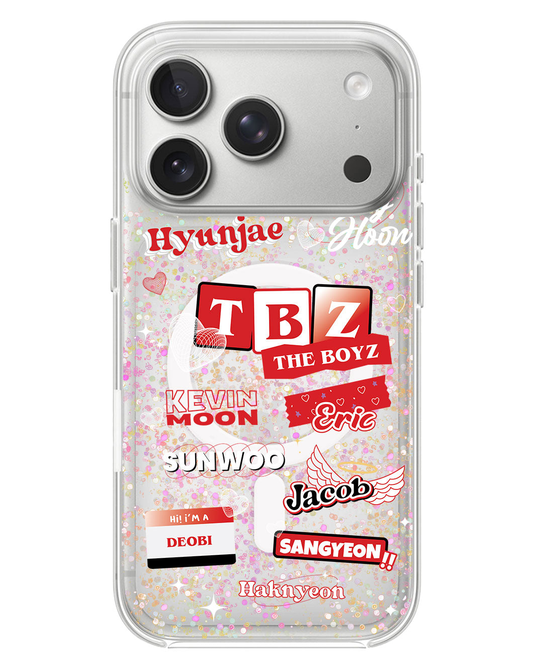 iPhone Glitter Case - The Boyz Members