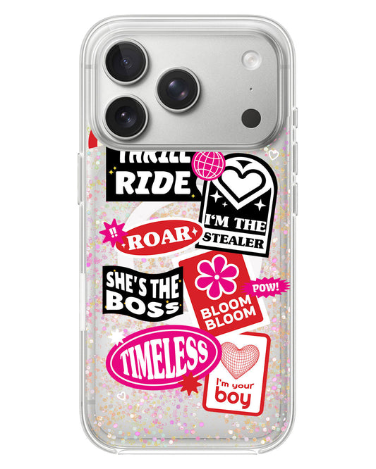 iPhone Glitter Case - The Boyz Song Sticker Pack