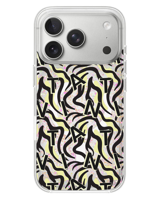 iPhone Glitter Case - Tiger Monogram 3.0