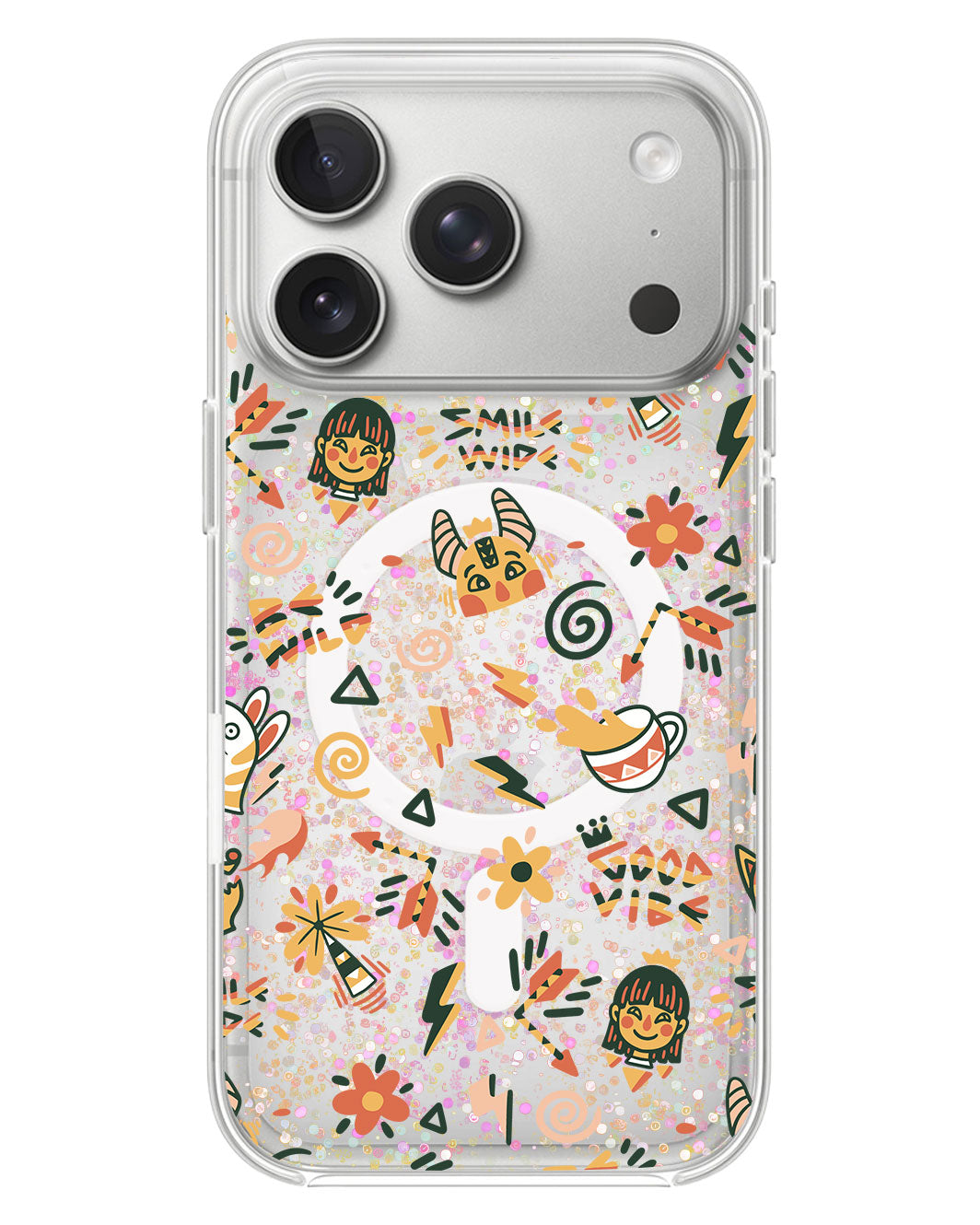 iPhone Glitter Case - Wild & Free
