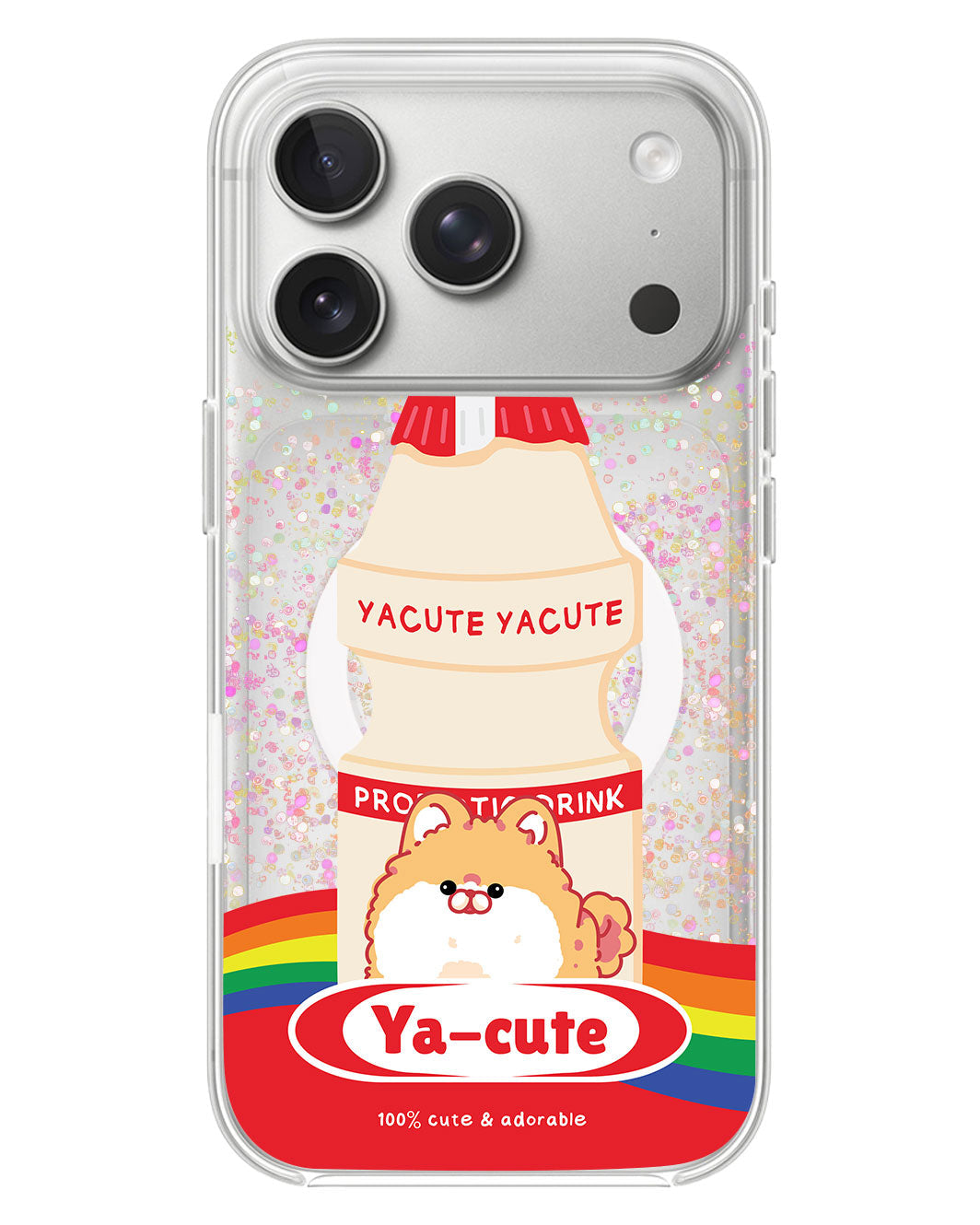 iPhone Glitter Case - Yacute Dog
