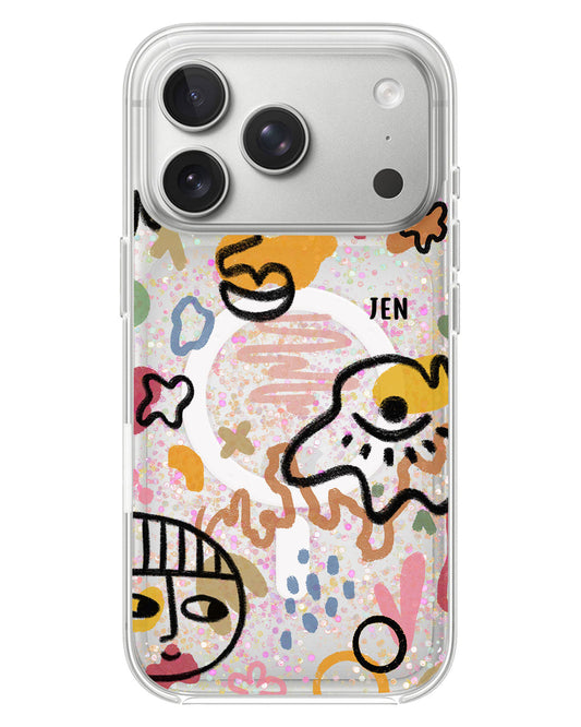 iPhone Glitter Case - Abstract 3.0