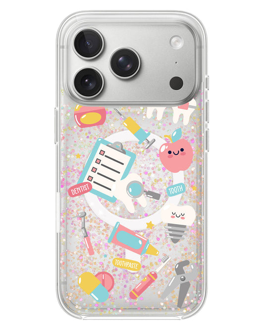 iPhone Glitter Case - Dentist