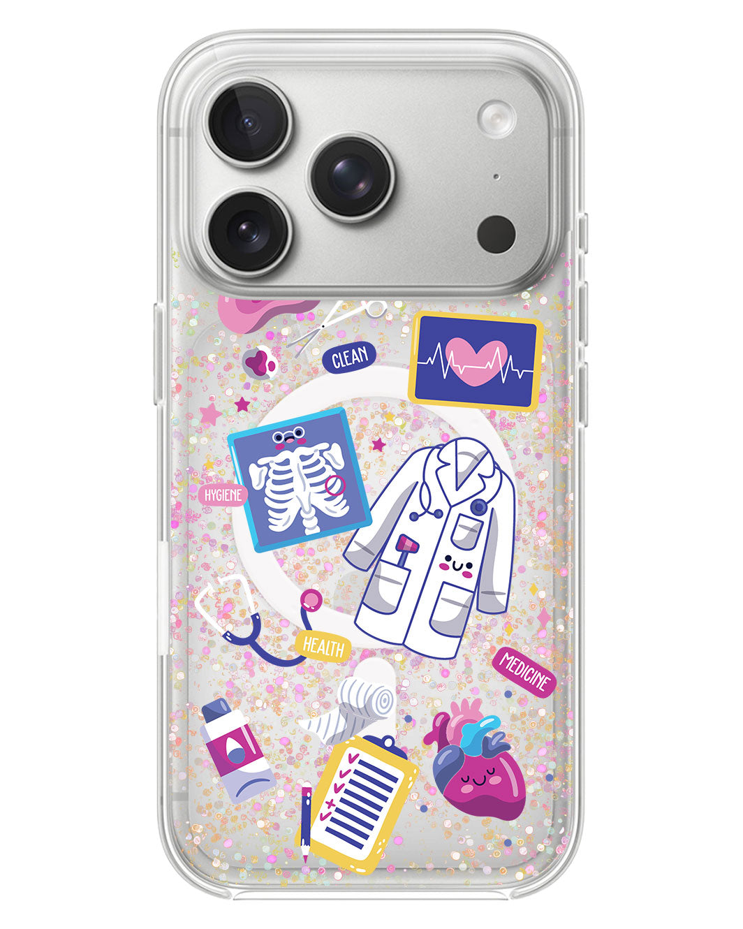 iPhone Glitter Case - Doctor