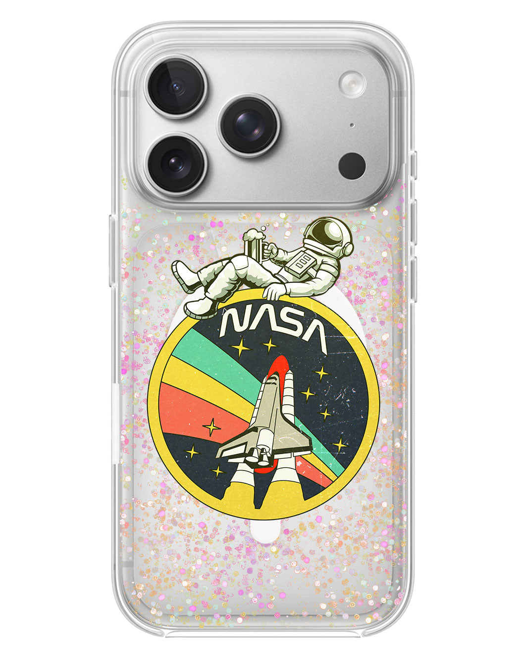 iPhone Glitter Case - Nasa