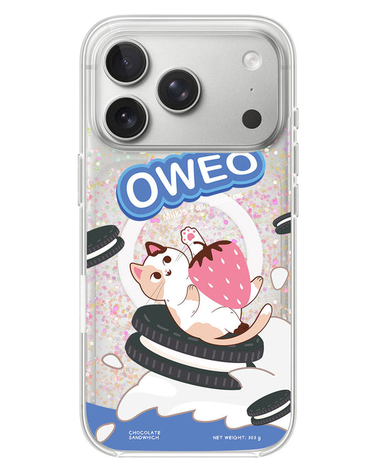 iPhone Glitter Case - Oweo Cat