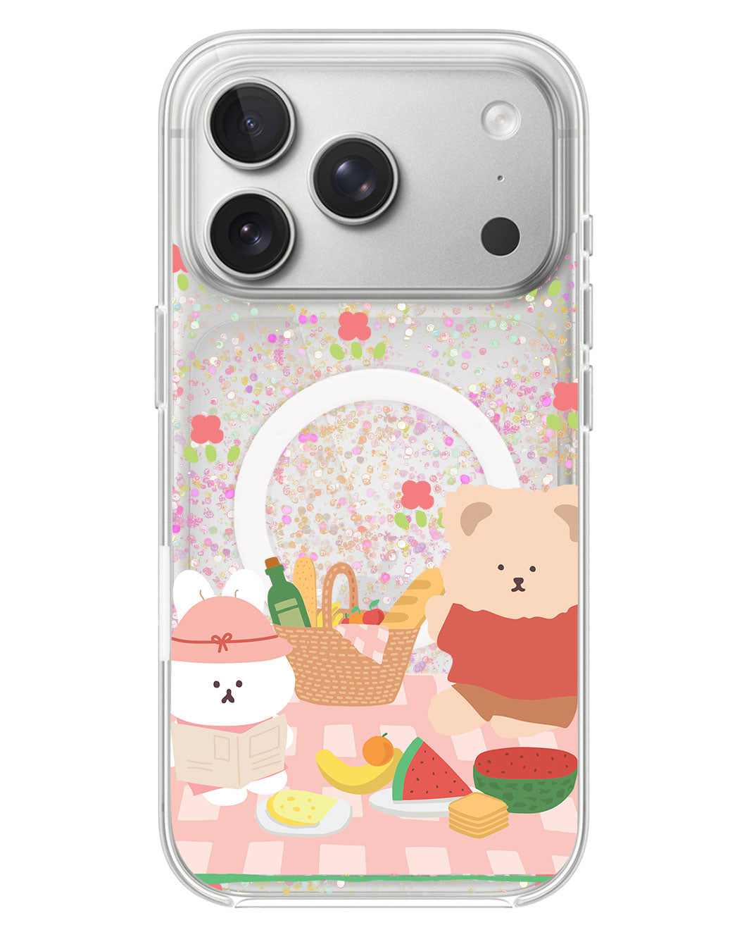 iPhone Glitter Case - Picnic Pink