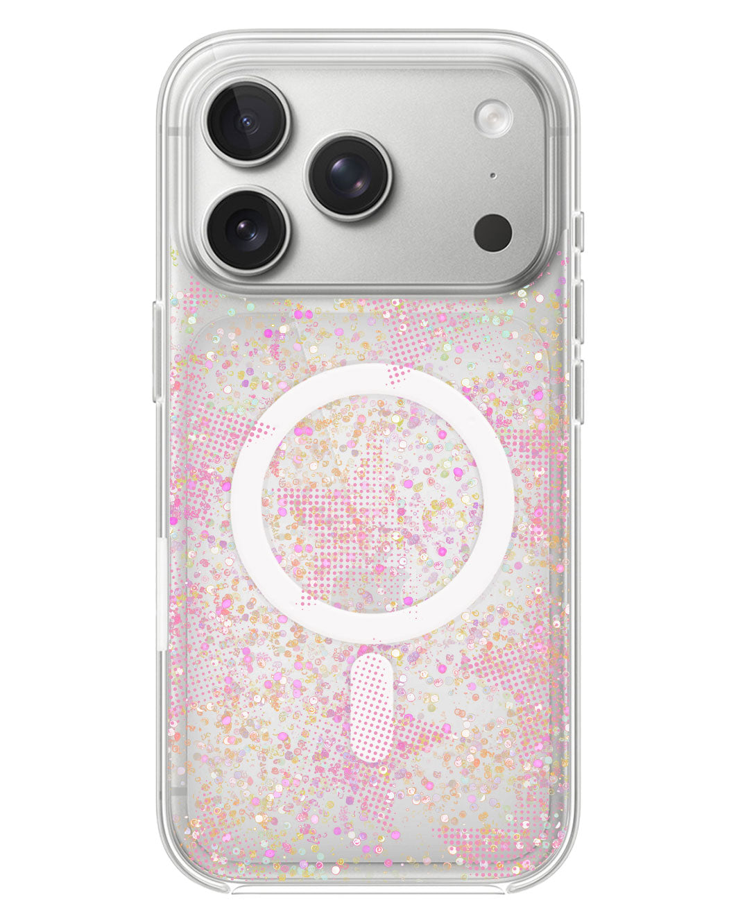 iPhone Glitter Case - Pink Star