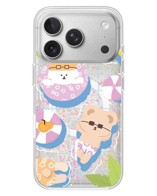 iPhone Glitter Case - Pool Party Pink