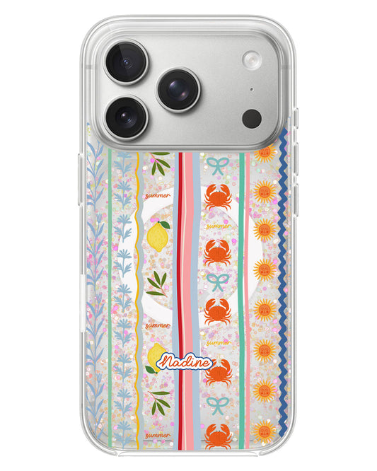 iPhone Glitter Case - Seaside Opulence 2.0