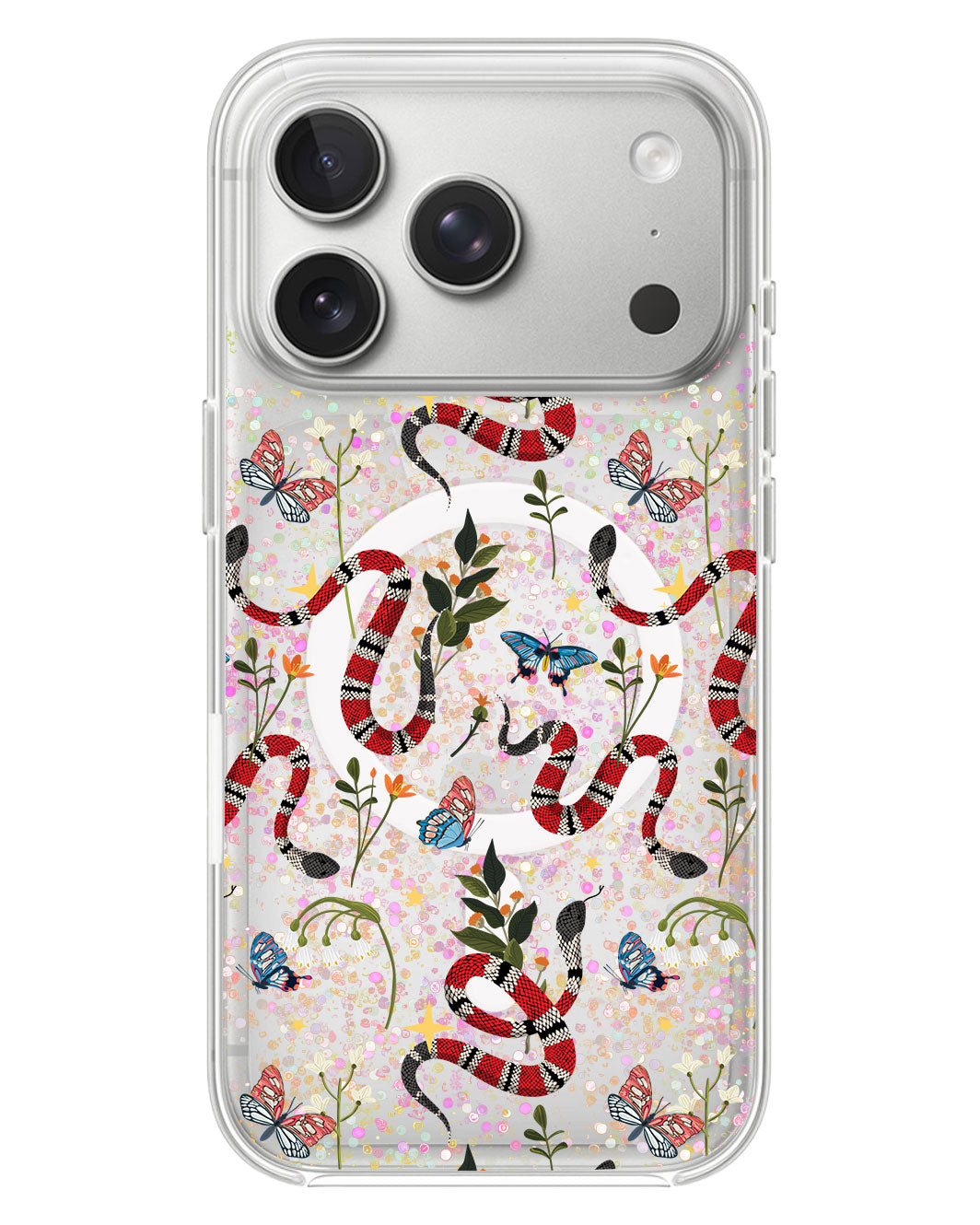 iPhone Glitter Case - Serpente