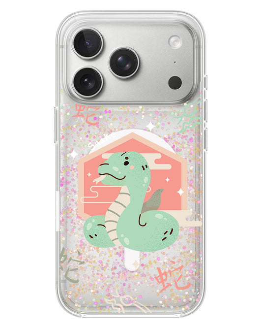 iPhone Glitter Case - Shio Snake