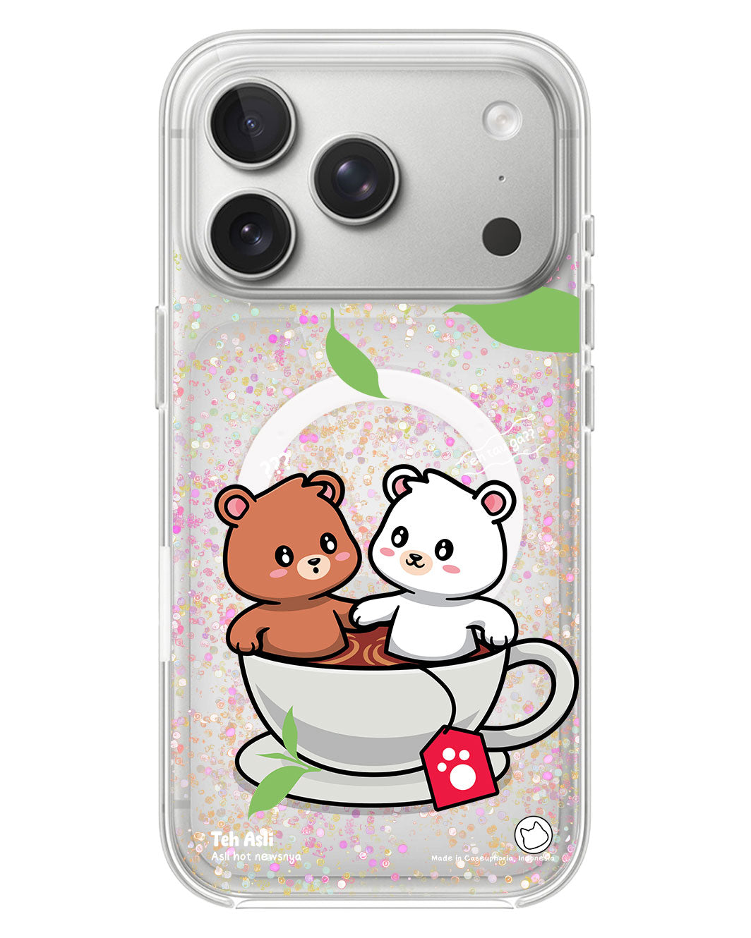 iPhone Glitter Case - Spill The Tea