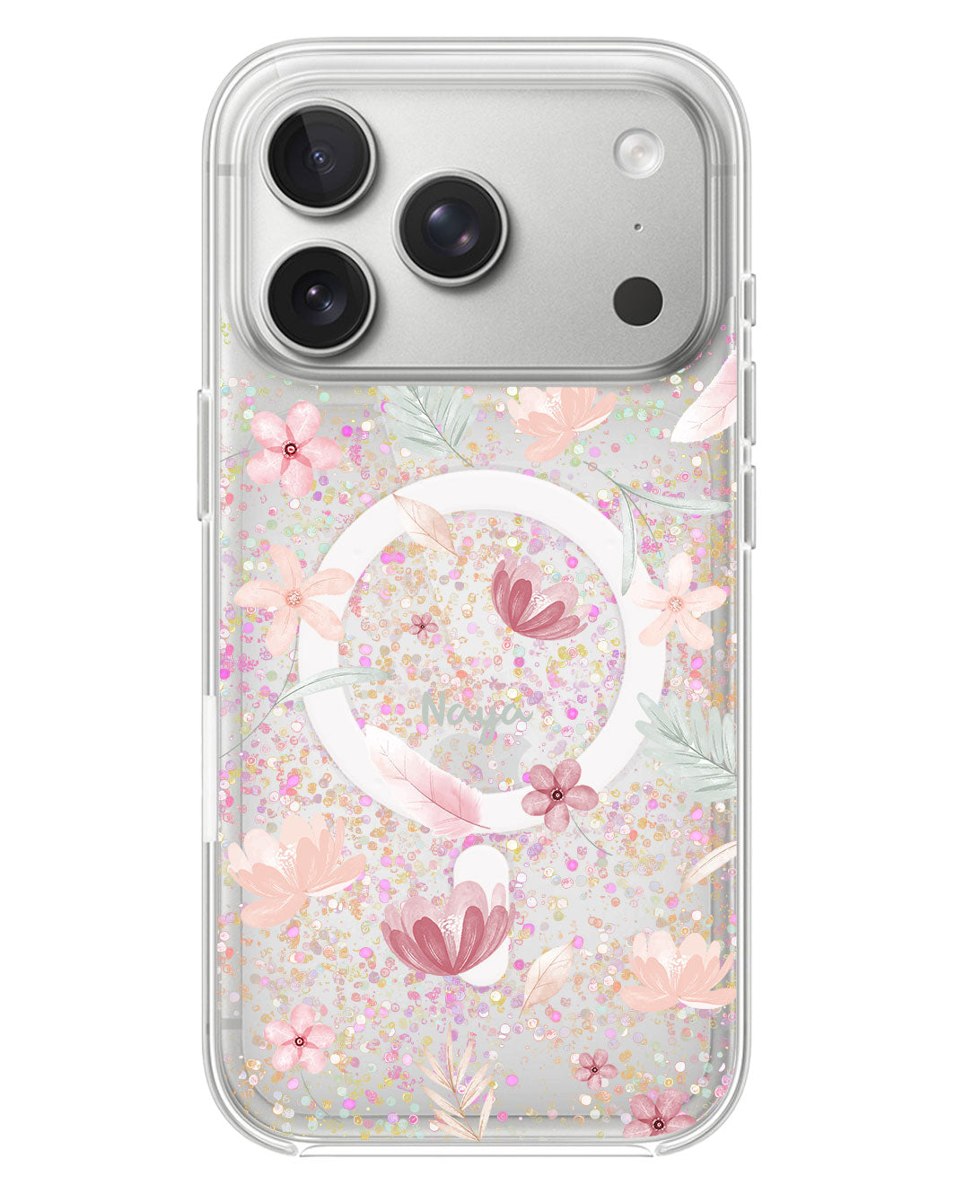 iPhone Glitter Case - Wild Flower