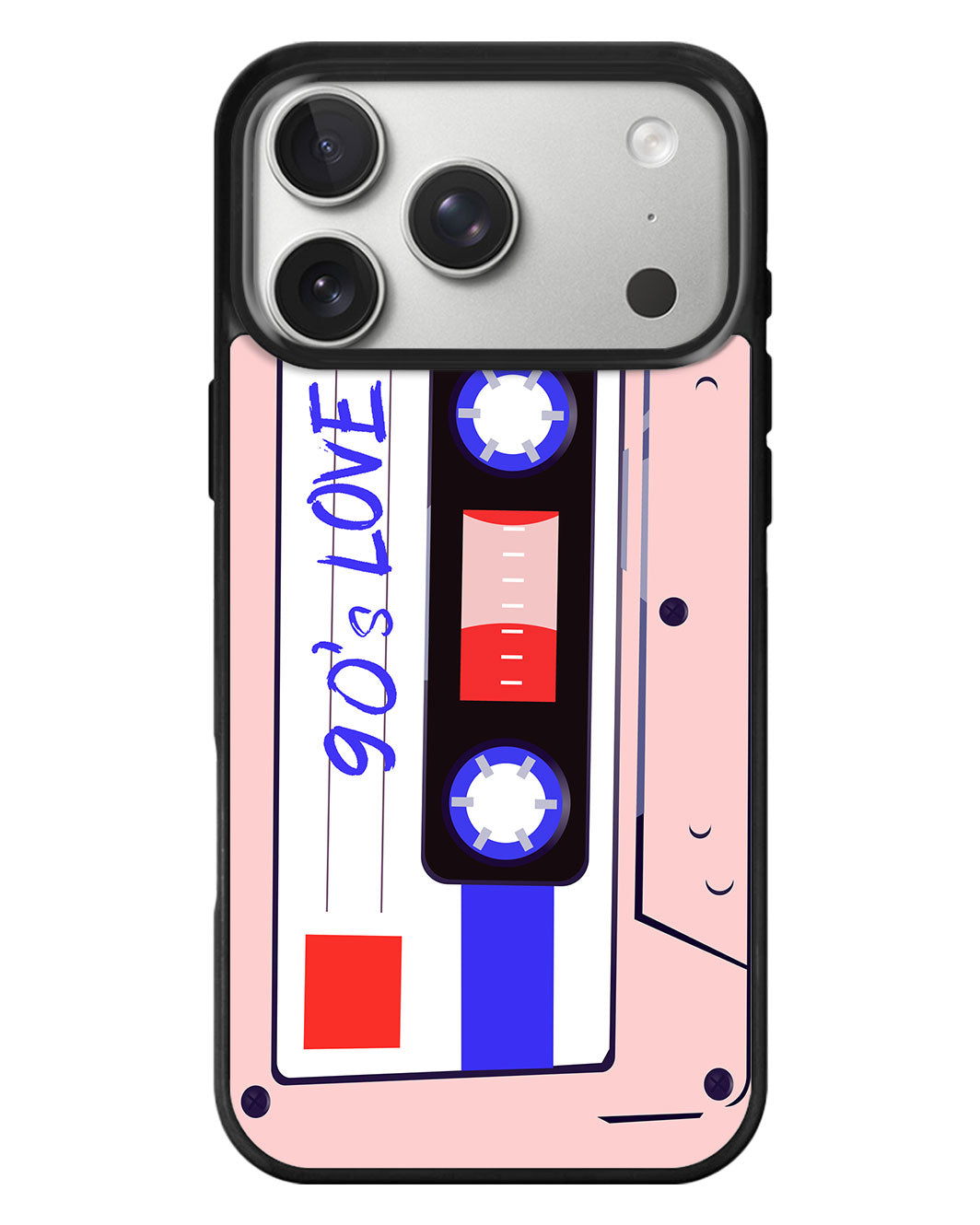 iPhone Standee Grip Case - 90's Cassette