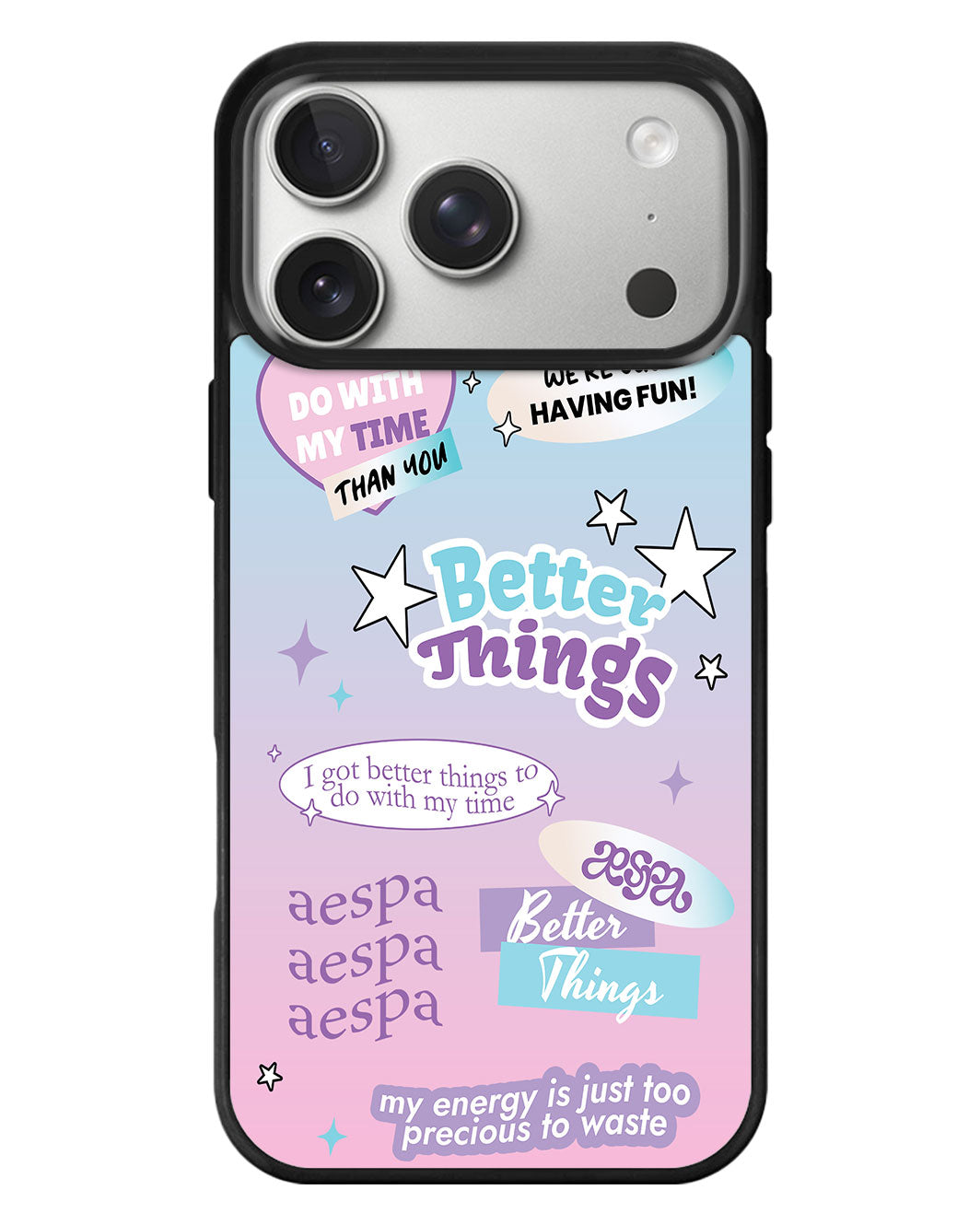 iPhone Standee Grip Case - Aespa Better Things