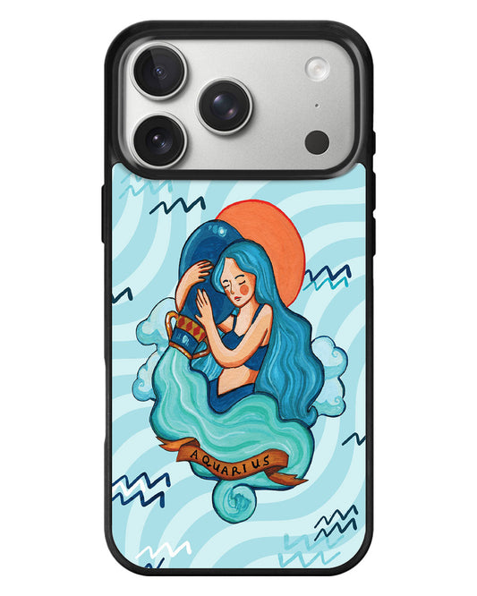 iPhone Standee Grip Case - Aquarius