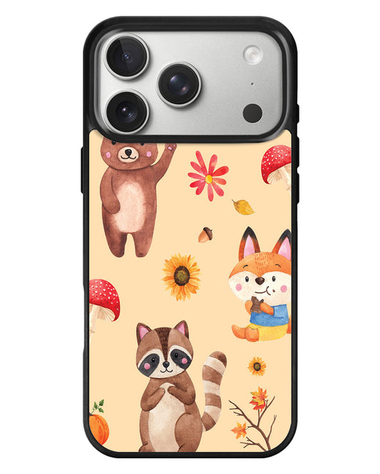 iPhone Standee Grip Case - Autumn Animals