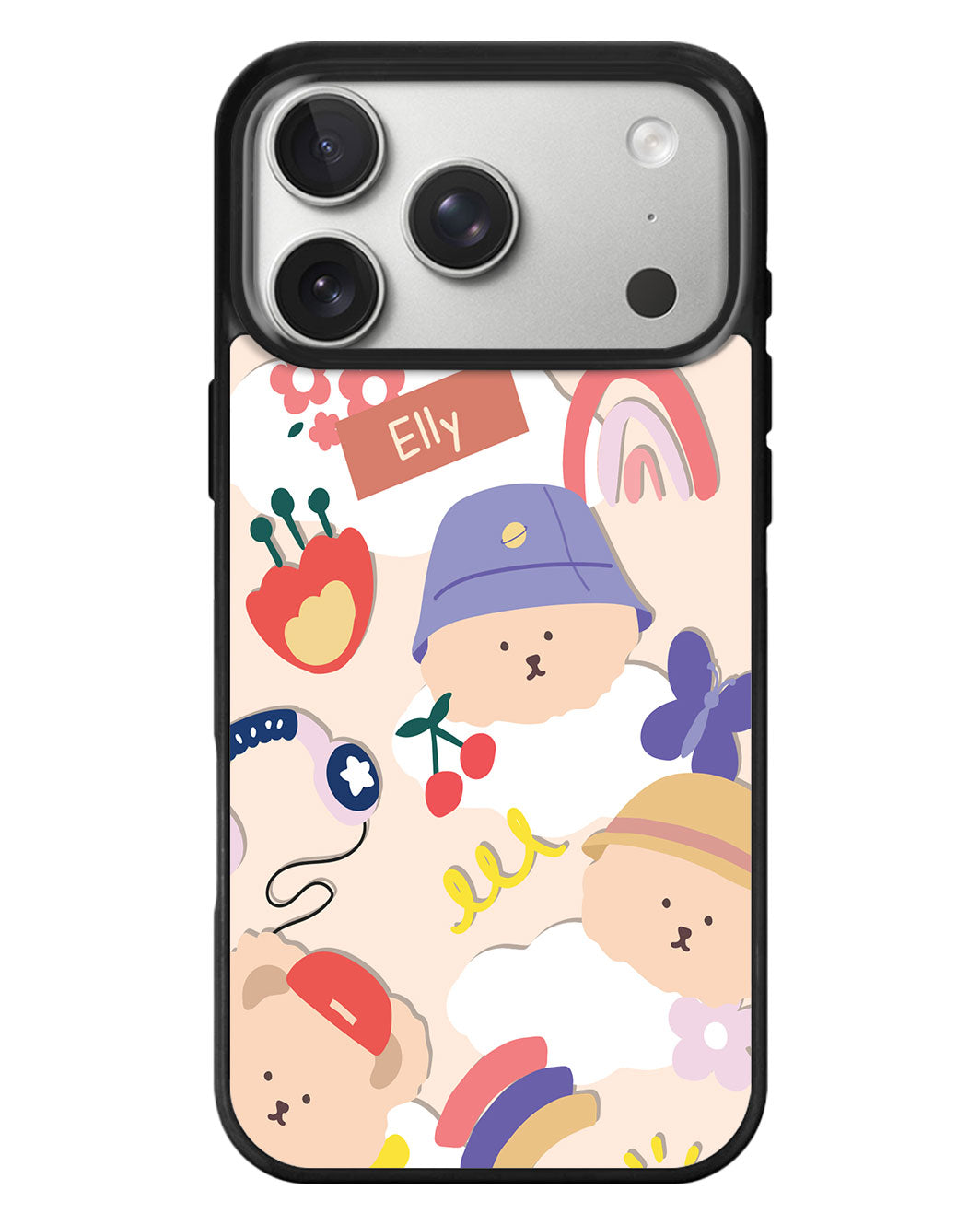 iPhone Standee Grip Case - Bear in Style