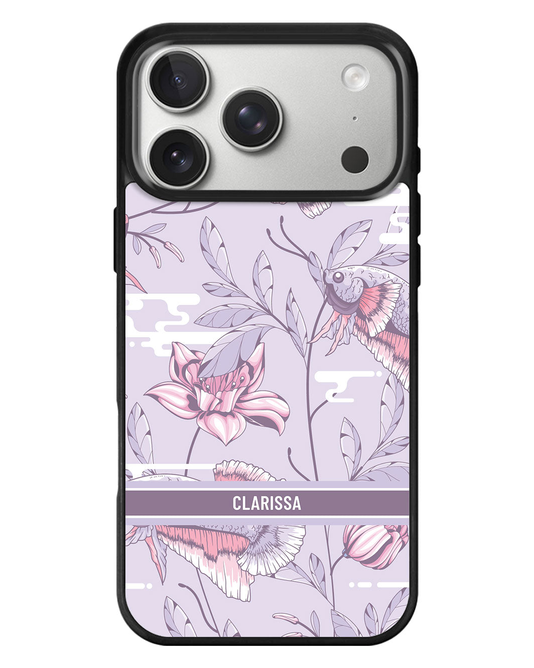 iPhone Standee Grip Case - Fish & Floral 1.0