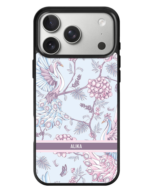 iPhone Standee Grip Case - Peacock 2.0 Blue