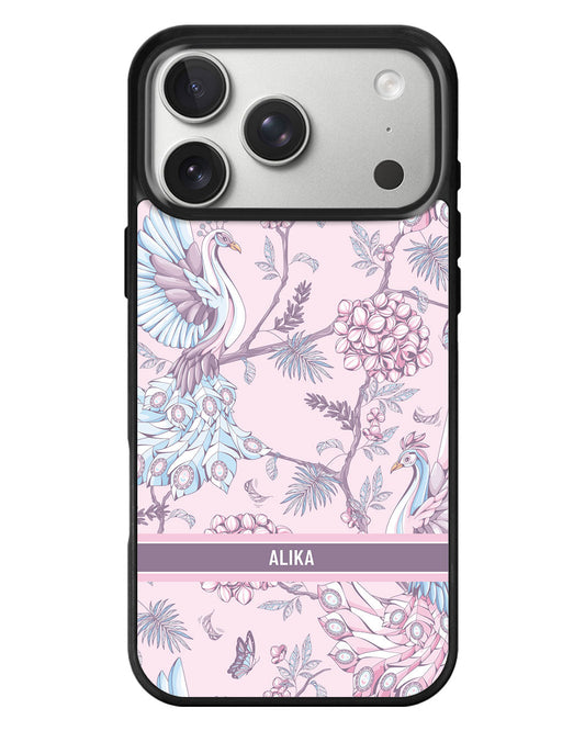 iPhone Standee Grip Case - Peacock Pink