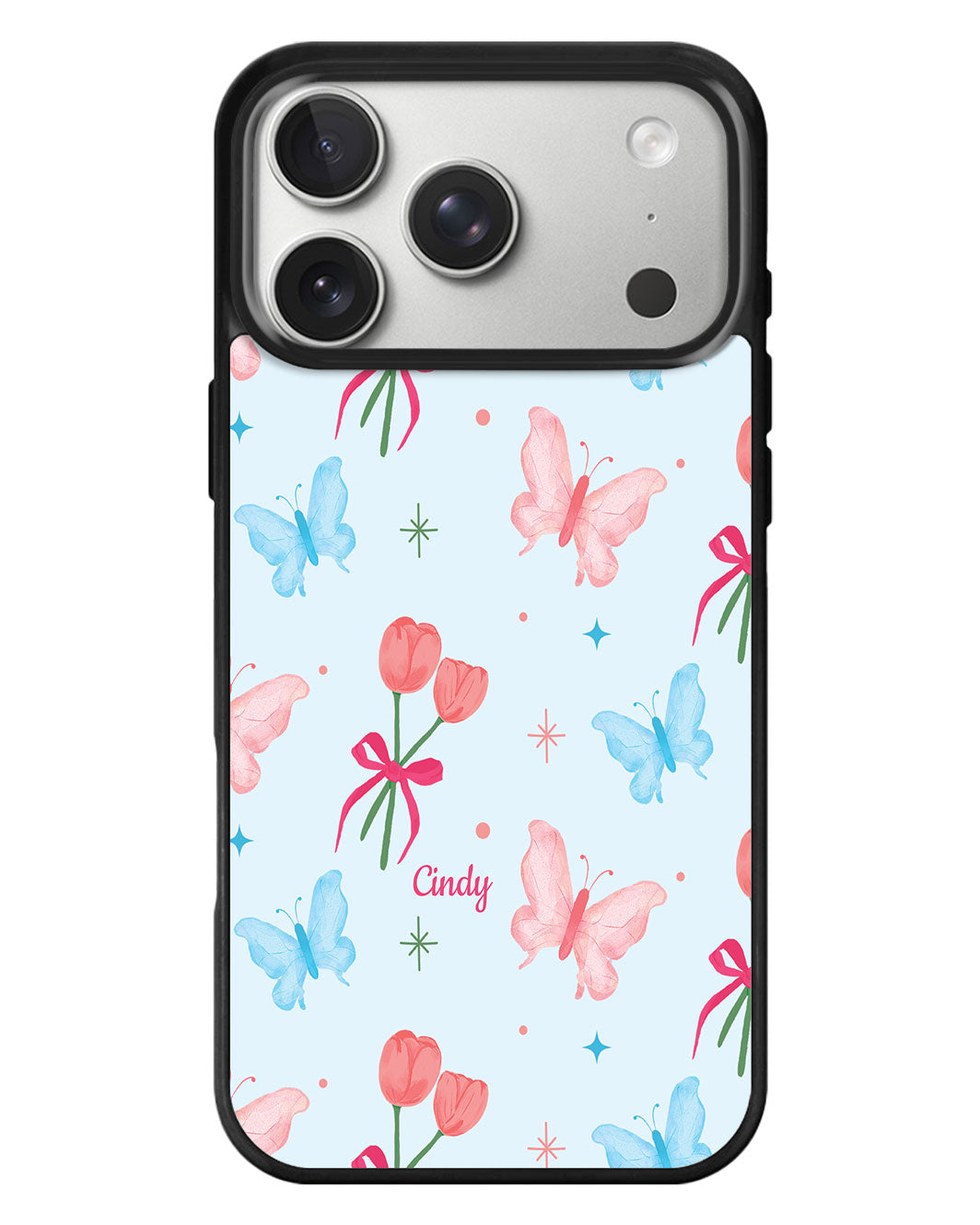 iPhone Standee Grip Case - Coquette Butterfly