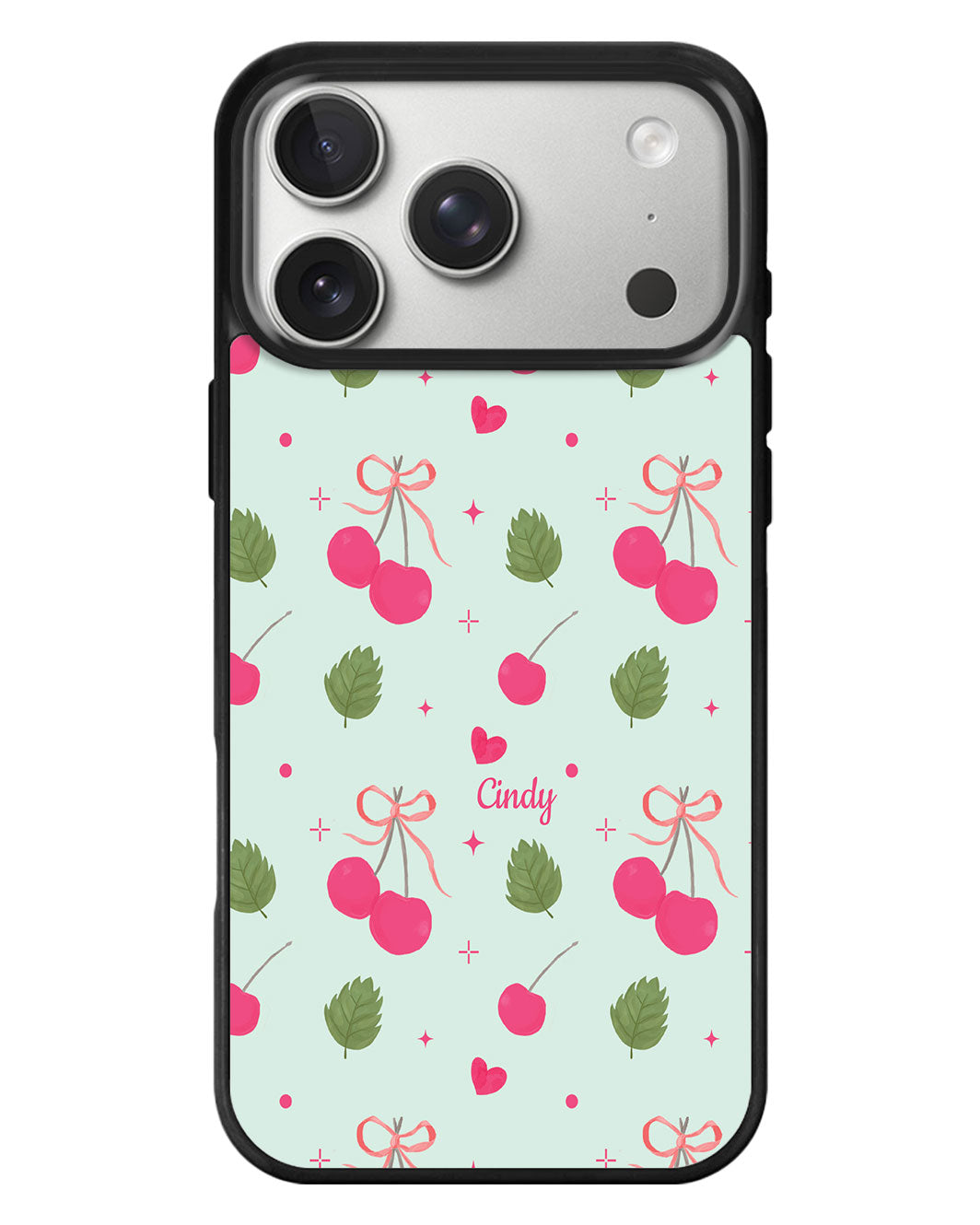 iPhone Standee Grip Case - Coquette Cherry