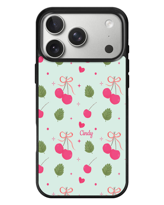 iPhone Standee Grip Case - Coquette Cherry