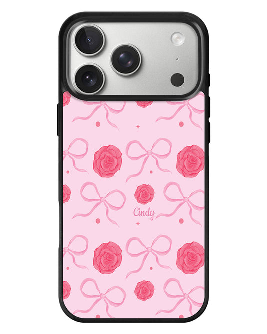 iPhone Standee Grip Case - Coquette Rose