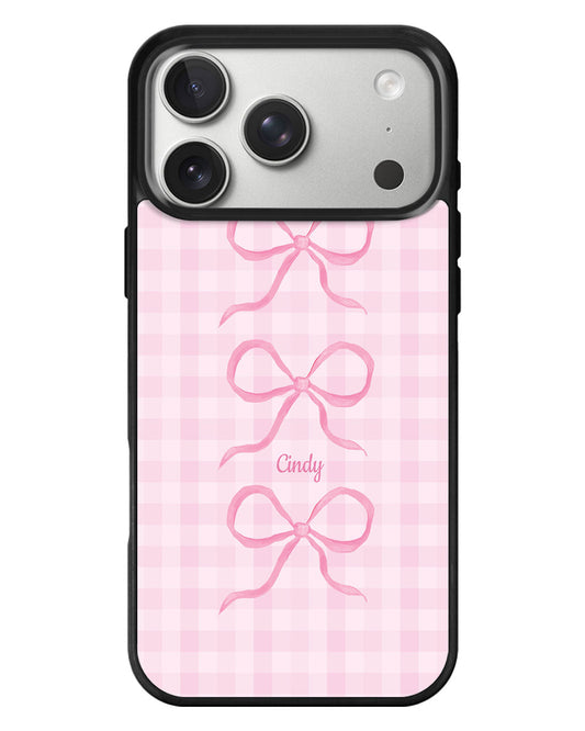 iPhone Standee Grip Case - Coquette Triple Bow