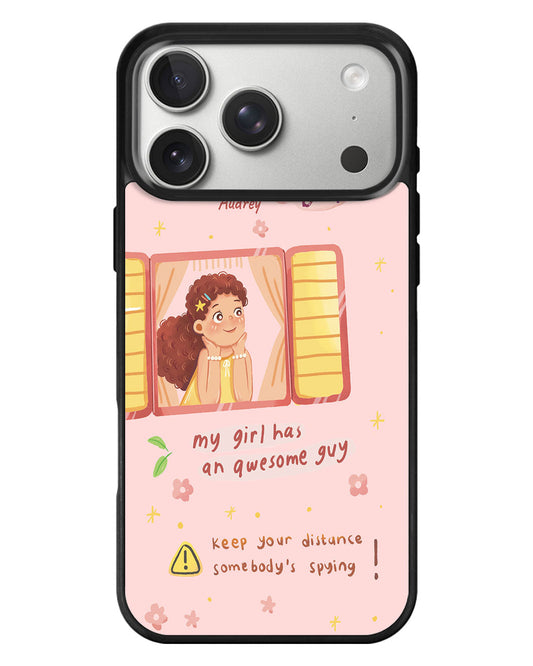 iPhone Standee Grip Case - Crush Girl (Couple Case)